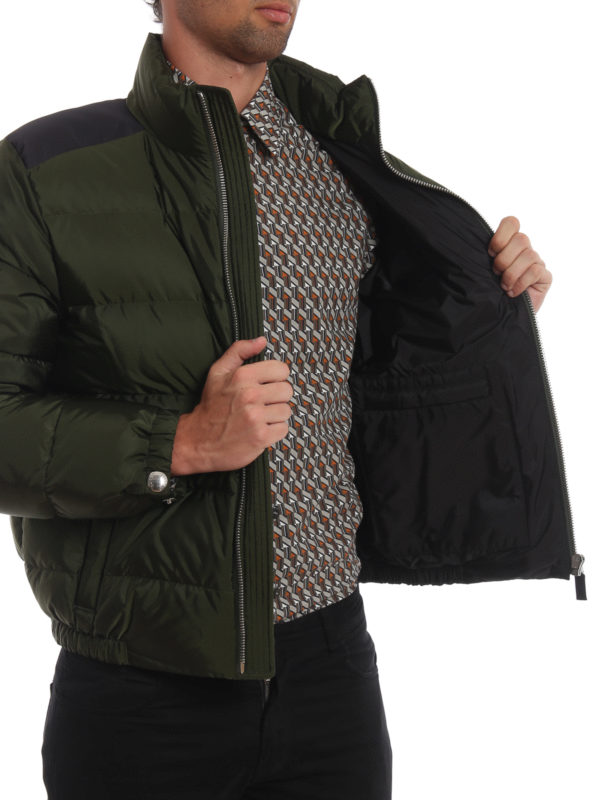 prada green puffer