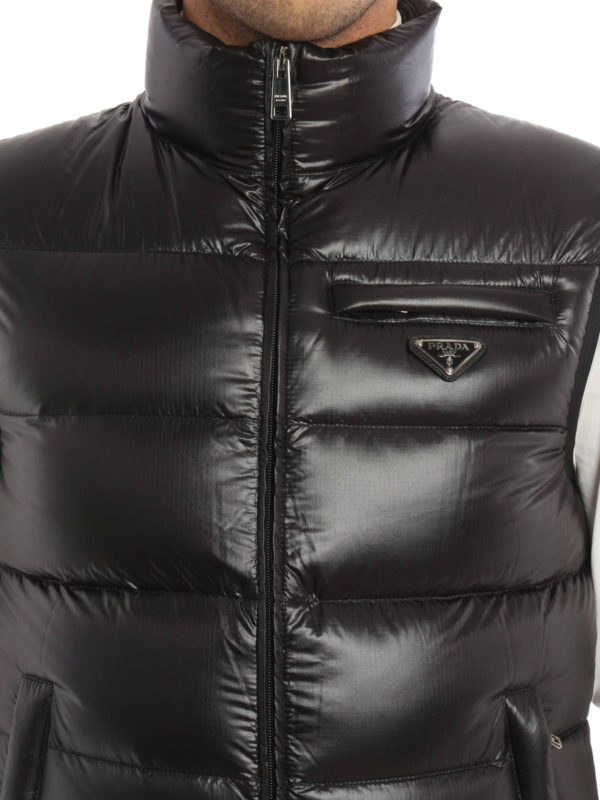 PRADA buy online Sleeveless quilted jacket