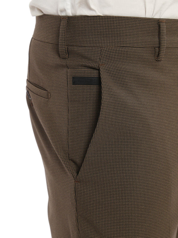 PRADA buy online Pantaloni in tessuto tecno stretch