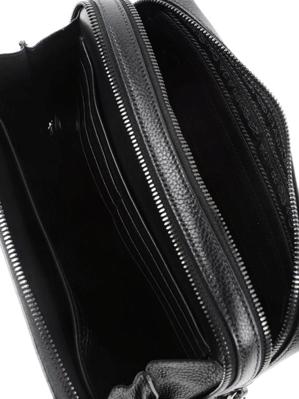 PRADA buy online Toro leather clutch