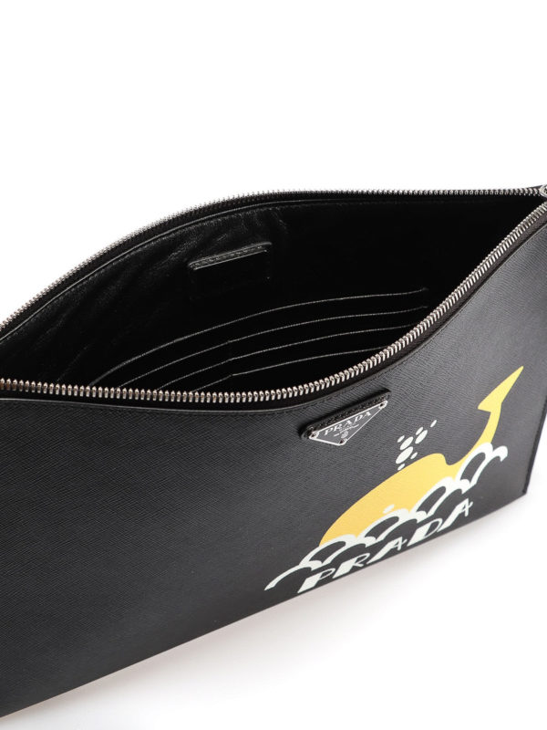 PRADA buy online Clutch - Schwarz