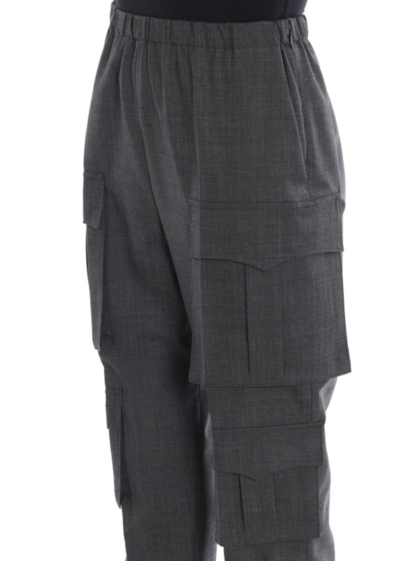 PRADA buy online Wool cargo trousers