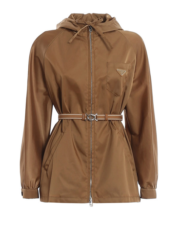 PRADA: casual jackets - Nylon gabardine jacket