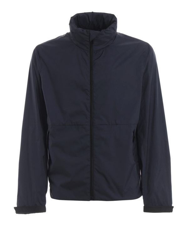 PRADA: casual jackets - Nylon Tech light navy blue jacket