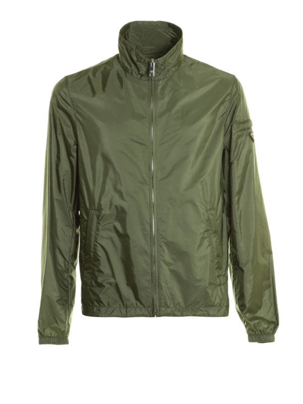 PRADA: casual jackets - Windproof nylon jacket