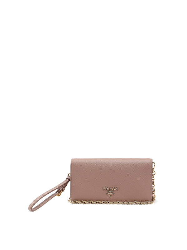 PRADA: clutches - Chain wallet mini bag