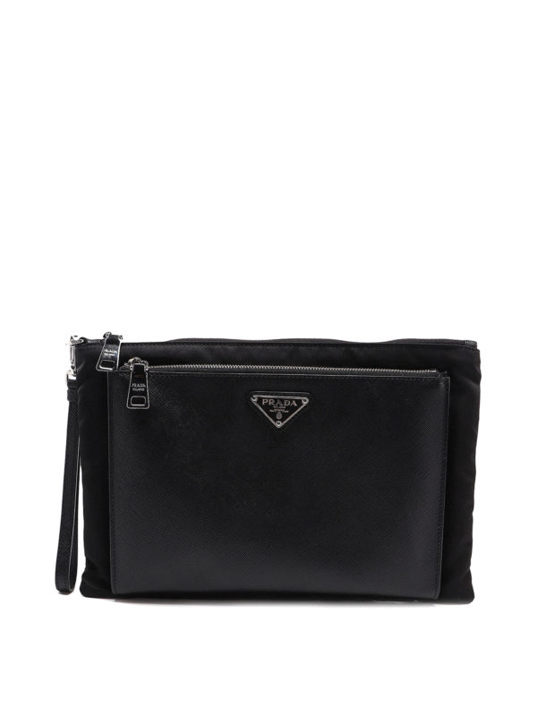 PRADA: Clutches - Clutch - Schwarz