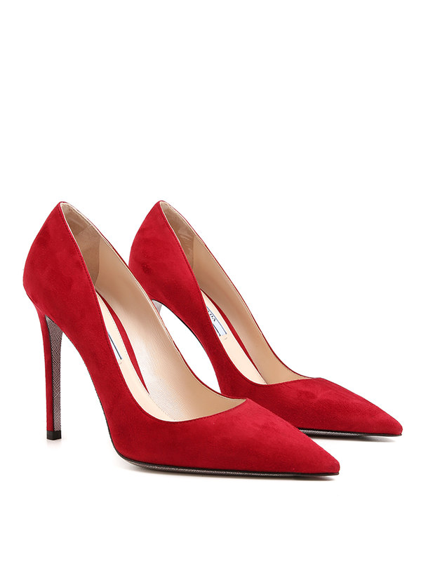 PRADA: court shoes - Suede pumps