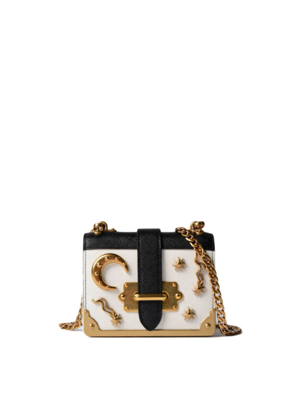 PRADA: Umhängetaschen - Umhängetasche - Weiß