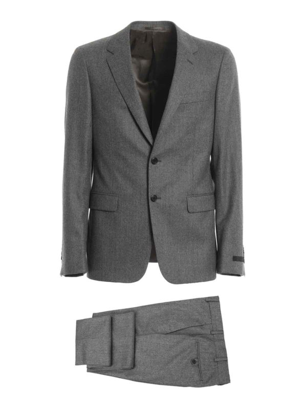 PRADA: Elegante Anzüge - Eleganter Anzug Fur Herren - Grau
