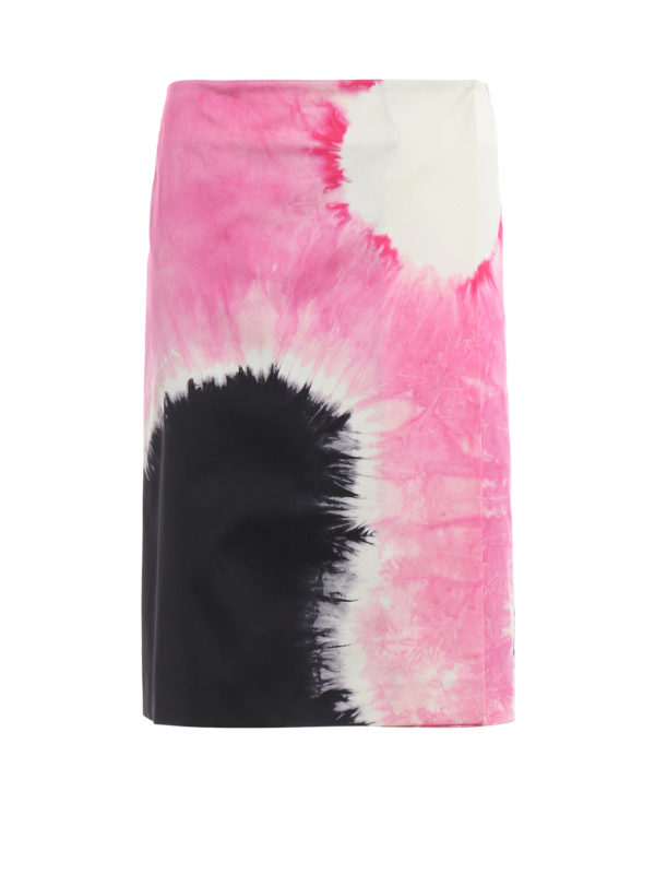 PRADA: Faldas media pierna y semilargas - Falda Semilarga - Multicolor