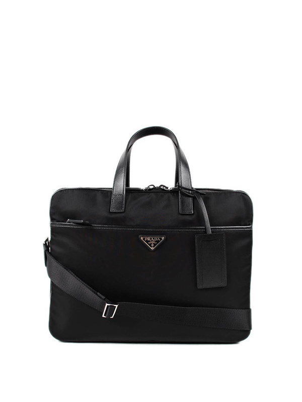 PRADA: Laptoptaschen und Aktentaschen - Laptoptasche/Aktentasche - Schwarz