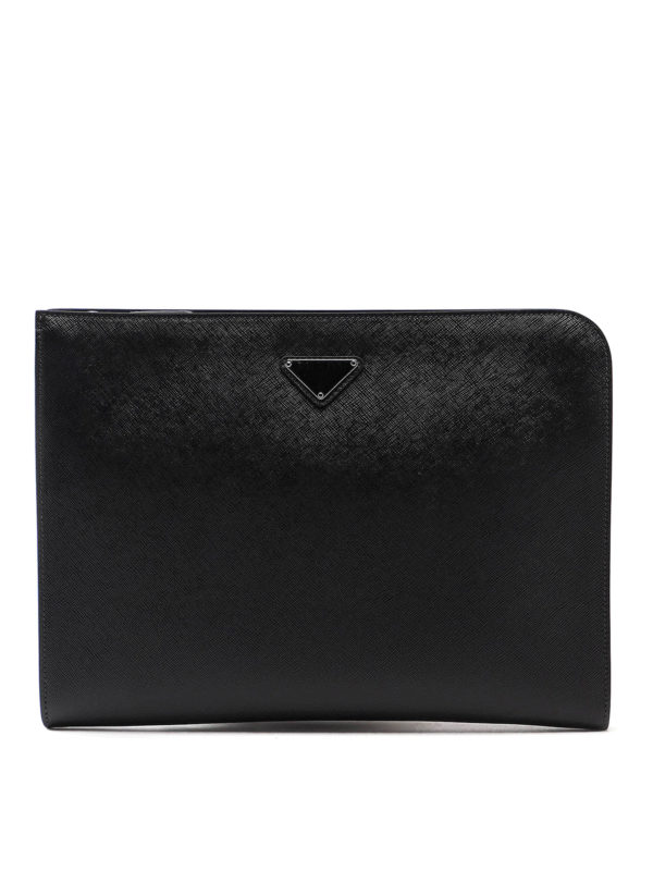 PRADA: laptop bags & briefcases - Saffiano document case
