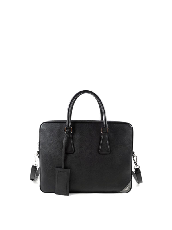 PRADA: Laptoptaschen und Aktentaschen - Laptoptasche/Aktentasche - Schwarz
