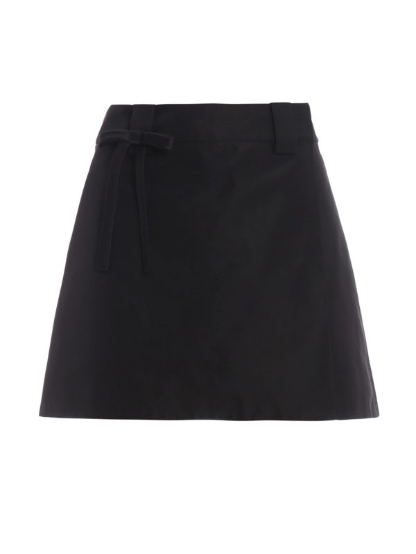 PRADA: Minifaldas - Minifalda - Negro