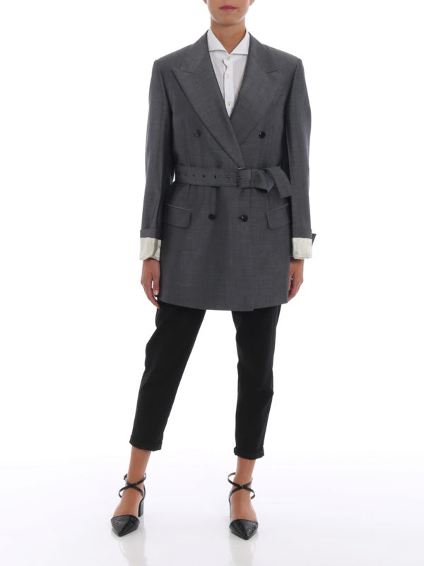 PRADA: Blazer online - Blazer - Grau