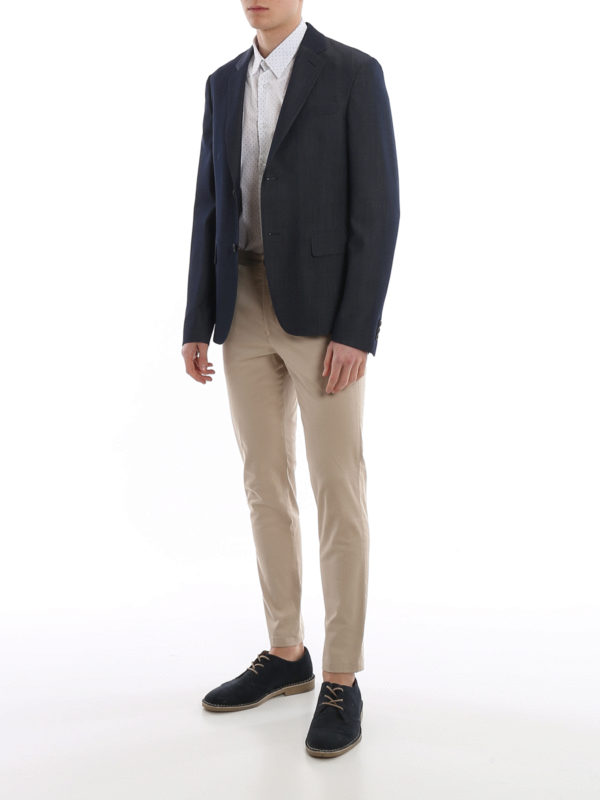 PRADA: Blazer online - Blazer - Denim