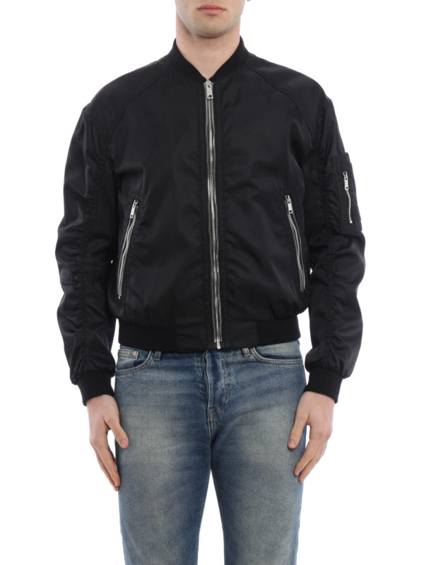 PRADA: bombers online - Nylon bomber jacket