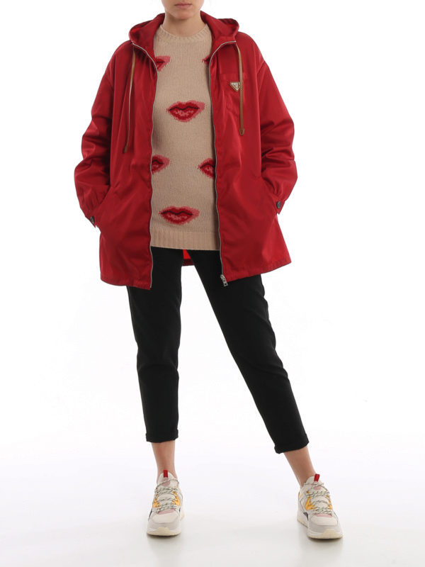 PRADA: カジュアルジャケット online - カジュアルジャケット - 赤