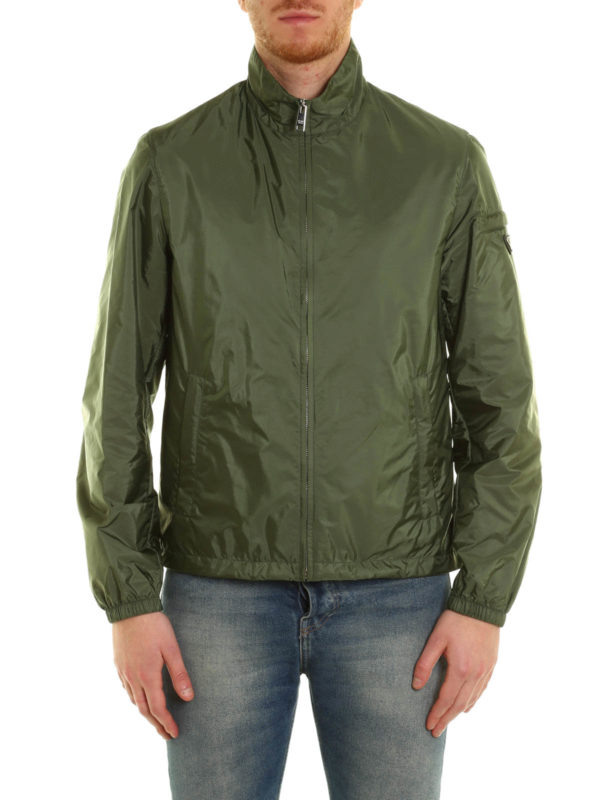 PRADA: casual jackets online - Windproof nylon jacket