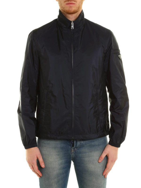 PRADA: casual jackets online - Windproof nylon jacket