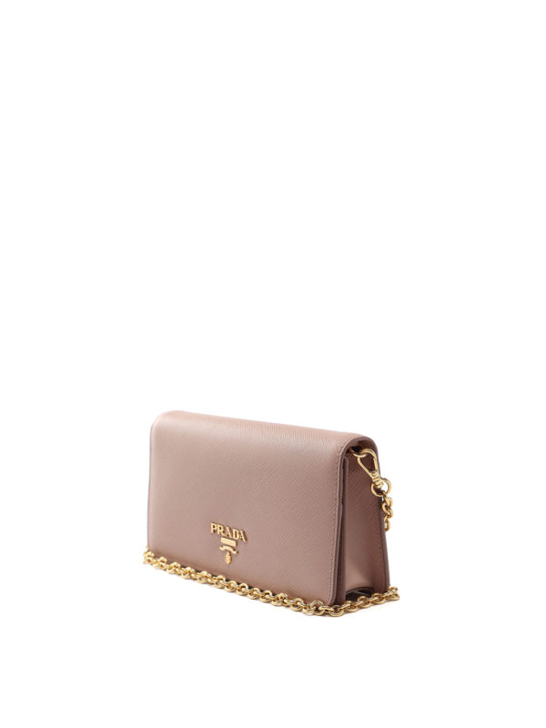 PRADA: clutches online - Chain wallet mini bag