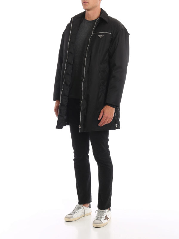 PRADA: Abrigos acolchados online - Abrigo Alcochado - Negro