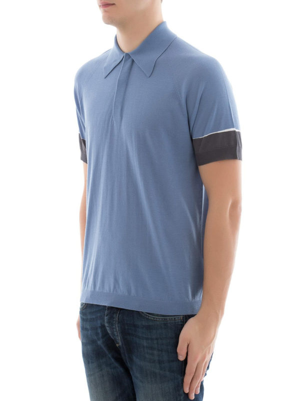 PRADA: Polos online - Polo - Azul Claro
