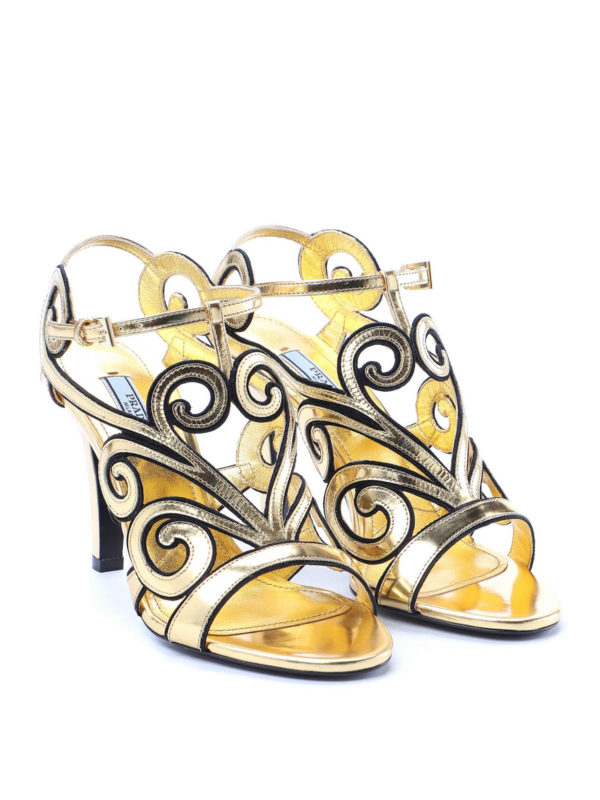 PRADA: Sandalen online - Sandalen - Gold