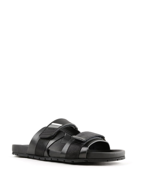 Prada Leather sandals with Velcro straps 2X30023J4Z806