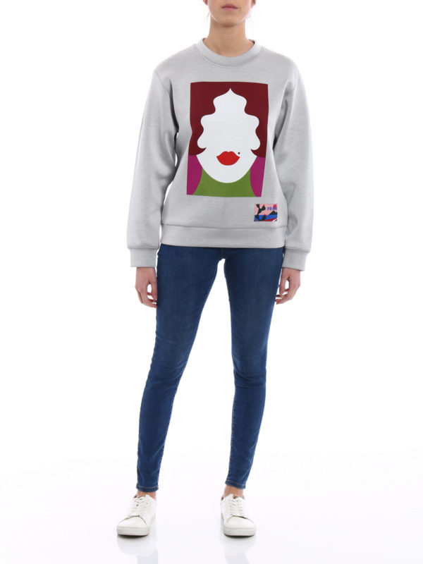 PRADA: Sweatshirts und Pullover online - Sweatshirt - Gemustert