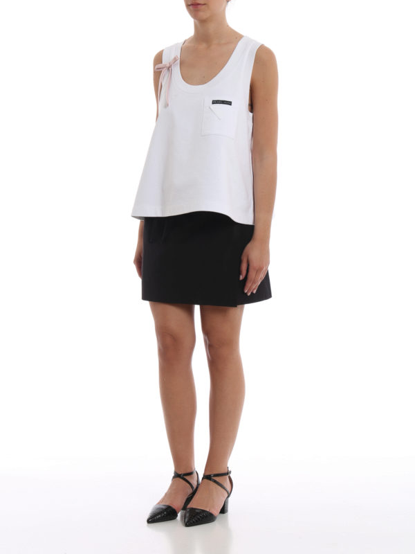 PRADA: Tops und Tank Tops online - Top - Weiß