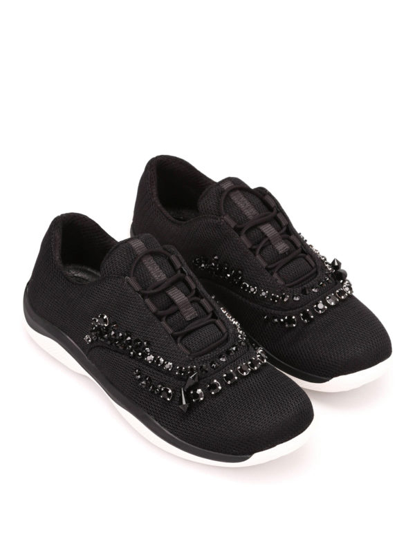 プラダ　レディーススニーカー Prada スニーカー レディース - 黒 | 1E784G3H7MF000207