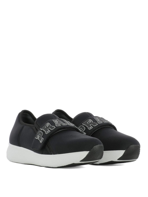 PRADA: Zapatillas online - Zapatillas - Negro