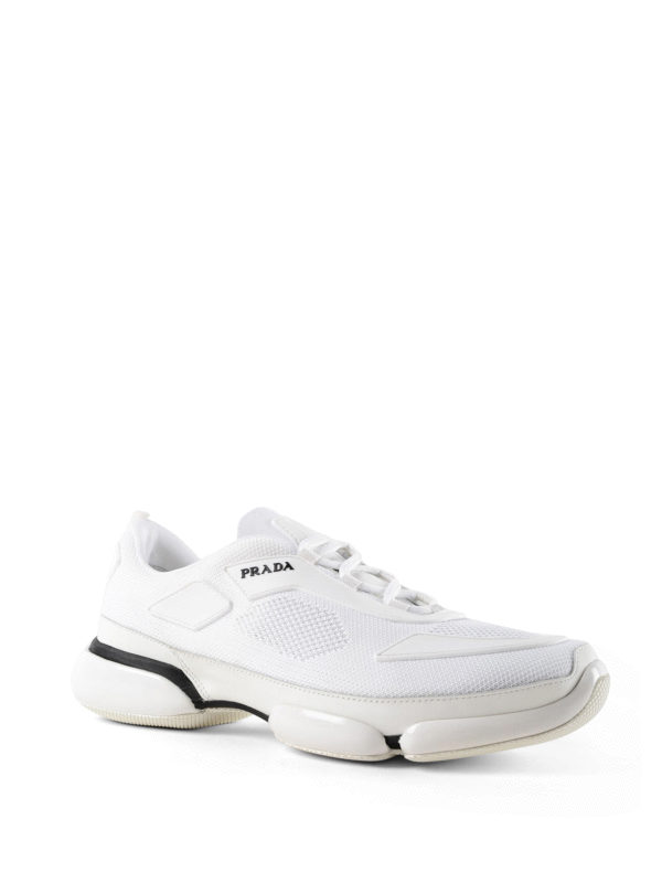 PRADA: trainers online - White Cloudburst sneakers
