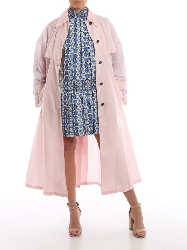 PRADA: Trenchcoats online - Trenchcoat - Rosa