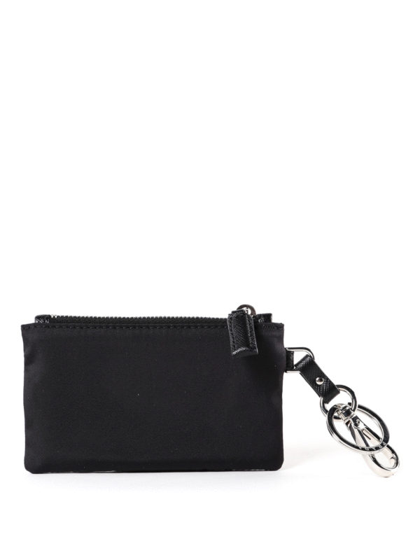 PRADA: wallets & purses online - Zipped nylon cardholder