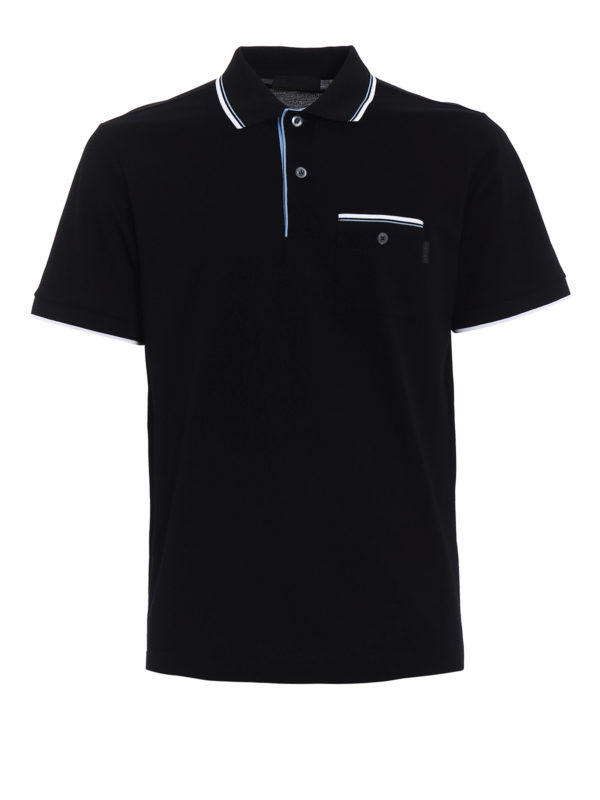 PRADA: Poloshirts - Poloshirt - Schwarz