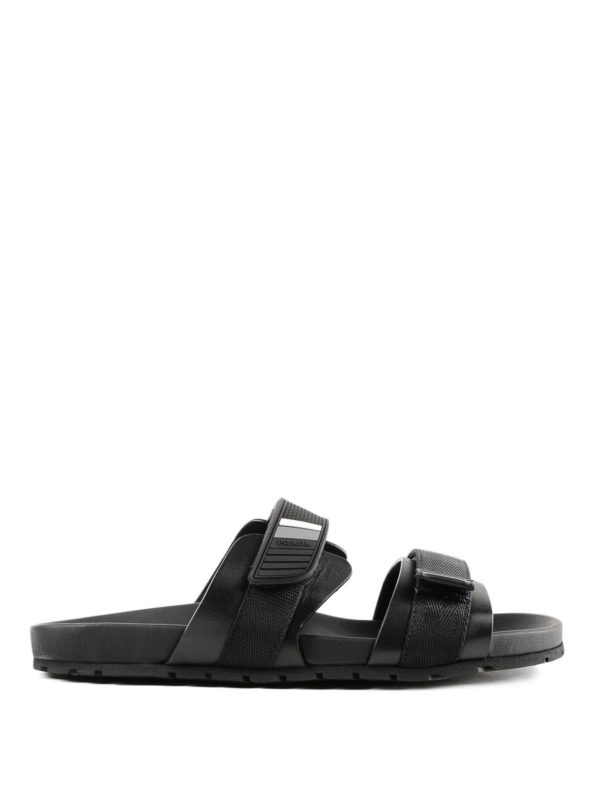 PRADA: Sandalen - Sandalen - Schwarz