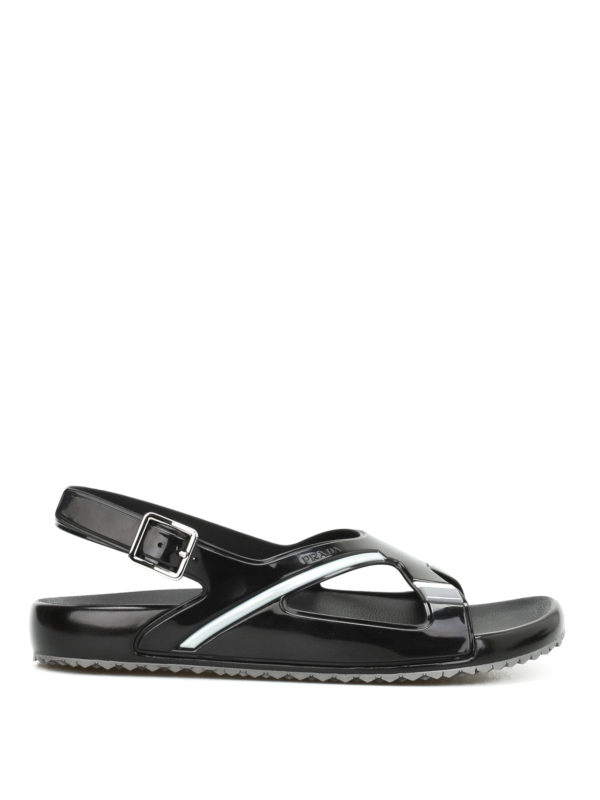 PRADA: Sandalen - Sandalen Fur Herren - Schwarz