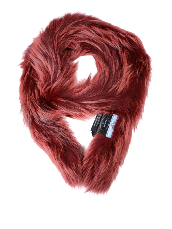 PRADA: scarves - Fur scarf
