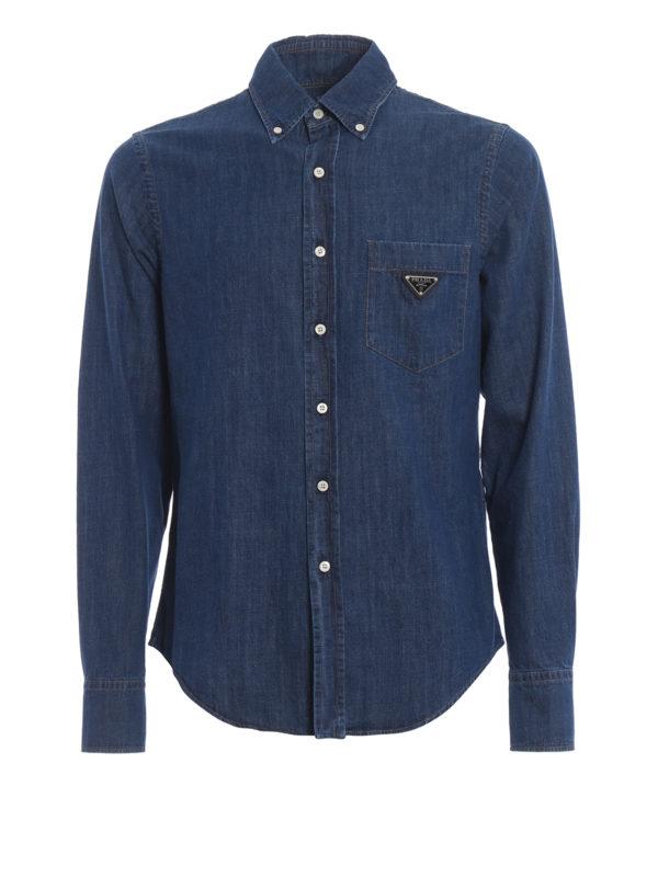 PRADA: Camisas - Camisa - Denim