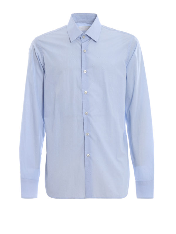 PRADA: Camisas - Camisa - Azul Claro