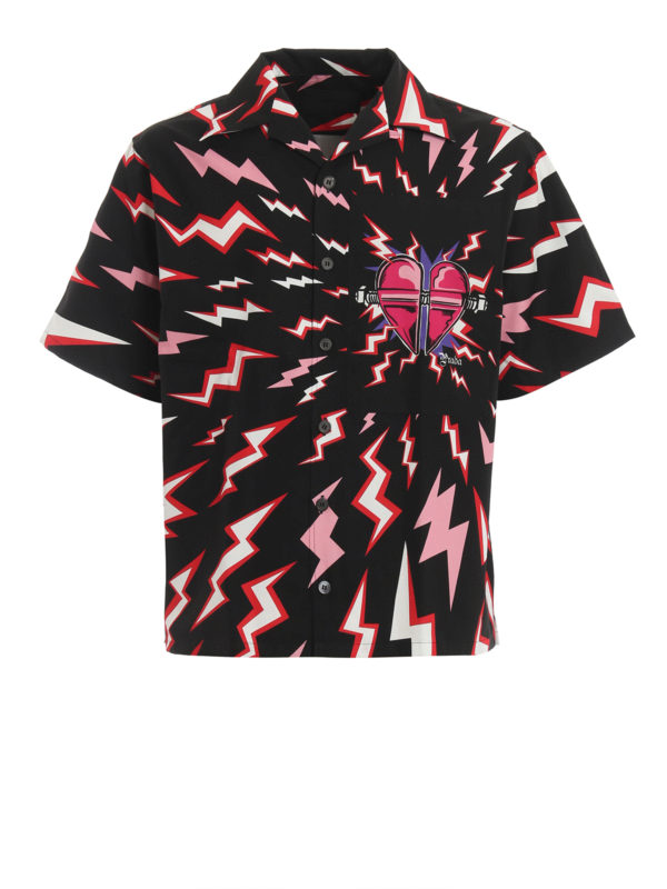 PRADA: Camisas - Camisa - Negro