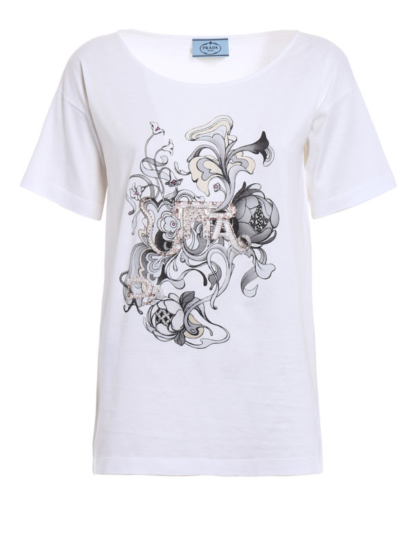 PRADA: Camisetas - Camiseta - Estampado