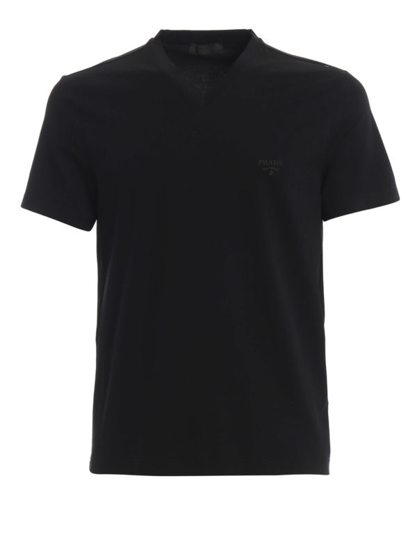 PRADA: Tシャツ - Tシャツ - 黒