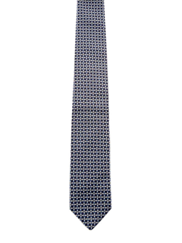 PRADA: ties & bow ties - Micro pattern silk tie