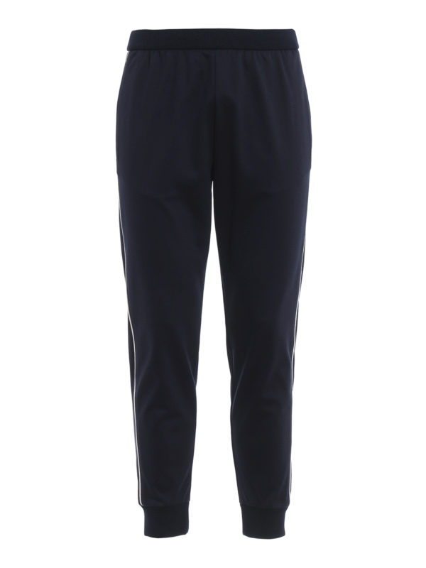 PRADA: tracksuit bottoms - Compact light jersey track pants