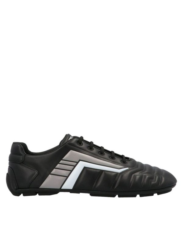 PRADA: trainers - Prada Rev sneakers in black