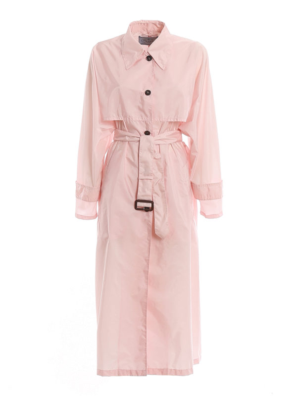 PRADA: Trenchcoats - Trenchcoat - Rosa